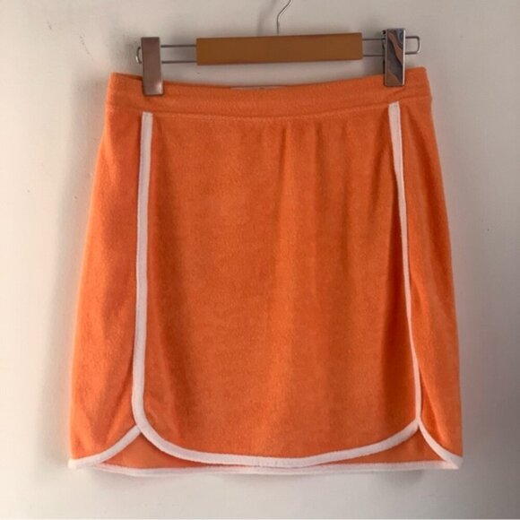 Hollister Orange Terry Skirt - Picture 2 of 8
